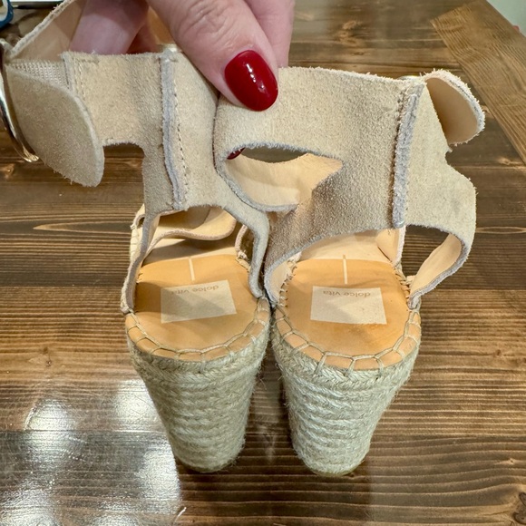 Dolce Vita Beige Espadrille Wedge Sandals Size 8.5 NWOB - Picture 5 of 8